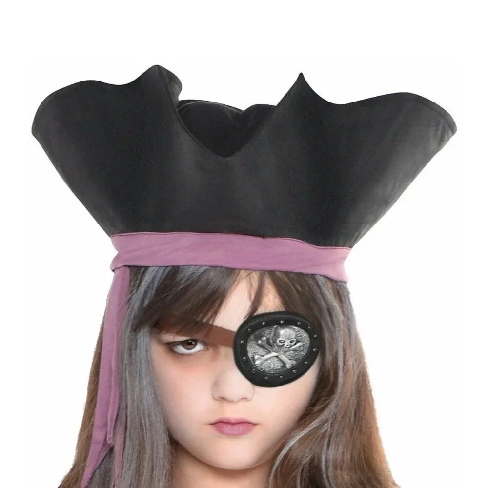 GIRLS PIRATE COSTUME WENCH CREW‎ SHIP DRESS UP HALLOWEEN KIDS CHILD LARGE